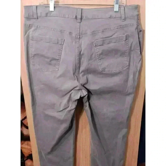 Talbots Pants (16W) Gray Womens‎ Skinny Ankle Zipper, High Rise, Soft Feel - Picture 6 of 9